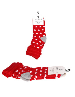 Ciepłe skarpetki damskie Frotte z motywem świątecznym  - produkt 2
