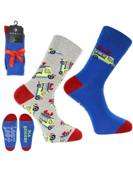 Skarpety męskie zabawny wzór walentynkowy 2-pak