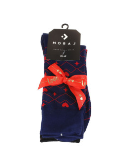 Walentynkowe skarpety męskie długie bawełniane 2-pak  - produkt 2