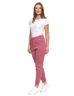 Damskie spodnie dresowe ocieplane z kieszeniami  - produkt 2