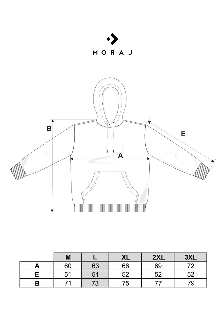 Męska bluza dresowa oversize z kapturem ocieplana Męska bluza dresowa oversize z kapturem ocieplana