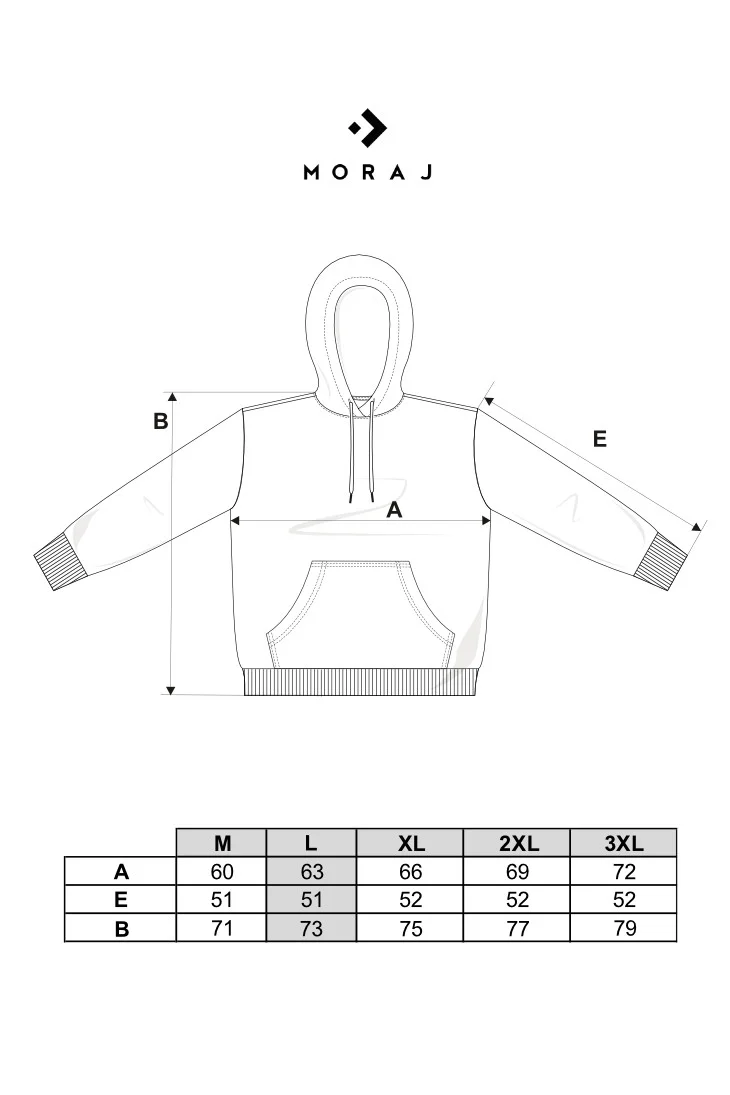 Męska bluza dresowa oversize z kapturem ocieplana Męska bluza dresowa oversize z kapturem ocieplana