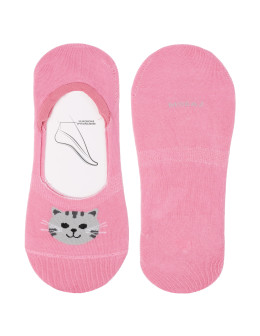 Skarpetki damskie stopki niskie z wzorami zwierząt 3-pak  - produkt 2