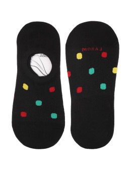 Damskie skarpetki stopki niskie w kolorowe kropki 12-pak - produkt 2