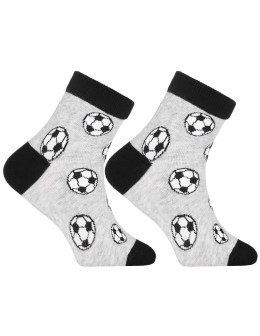 Chłopięce skarpetki za kostkę z motywem piłkarskim 3-pak - produkt 2