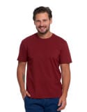 T-shirt męski bawełniany bez bocznych szwów