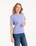 Damska koszulka z bawełny merceryzowanej 100% t-shirt z kr&oacute;tkim rękawem