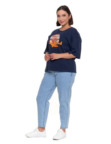Koszulki i T-shirty - T-shirt damski oversize z nadrukiem BIAŁY - produkt 3