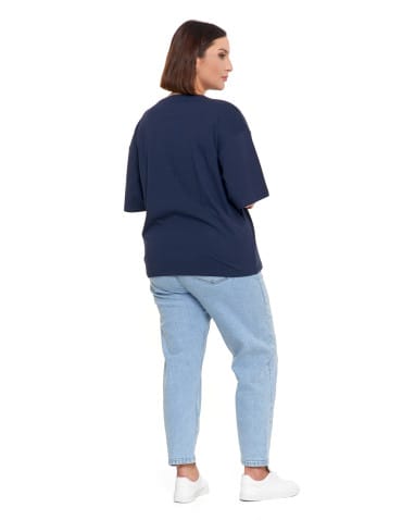 Koszulki i T-shirty - T-shirt damski oversize z nadrukiem BIAŁY - produkt 6