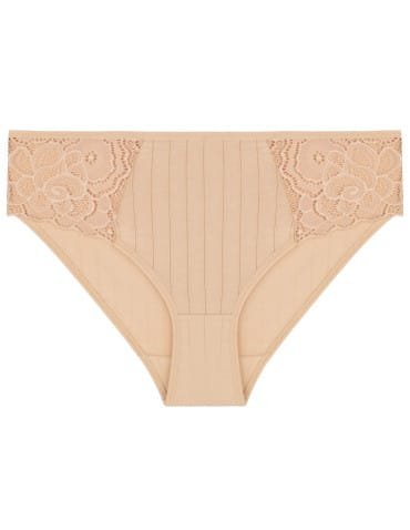 Majtki figi - Majtki damskie figi bikini z koronkowymi wstawkami 6-pak WIELOKOLOROWY - produkt 3