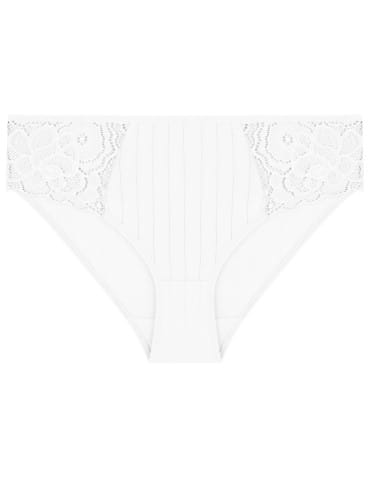 Majtki figi - Majtki damskie figi bikini z koronkowymi wstawkami 6-pak WIELOKOLOROWY - produkt 4