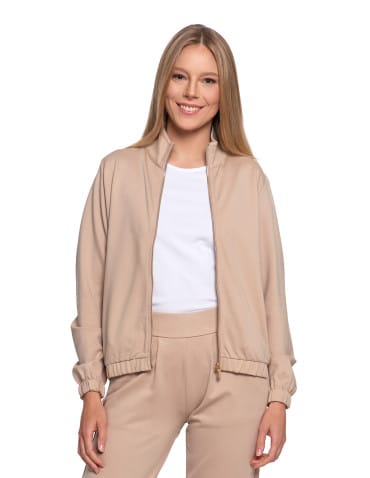 Bluza damska ze stójką na suwak i kieszeniami - produkt 2