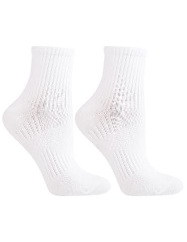 Zaawansowane skarpety sportowe unisex za kostkę - BIAŁY