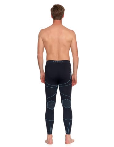 Bielizna termoaktywna - Męska bielizna termoaktywna legginsy z jonami srebra NIEBIESKI - produkt 11