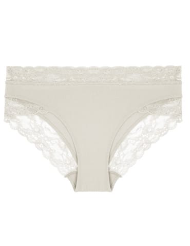 Damskie majtki figi bikini bawełniane z koronką 4-pak - WIELOKOLOROWY  - produkt 2