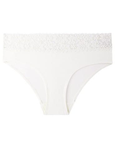 Majtki z wysokim stanem - Majtki damskie maxi bikini z szerokim koronkowym pasem 6-pak WIELOKOLOROWY - produkt 4