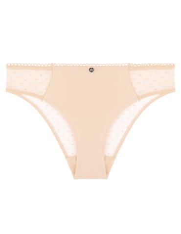 Majtki damskie figi bikini wysokiej jakości z koronkowym tyłem 2-pak - WIELOKOLOROWY  - produkt 2