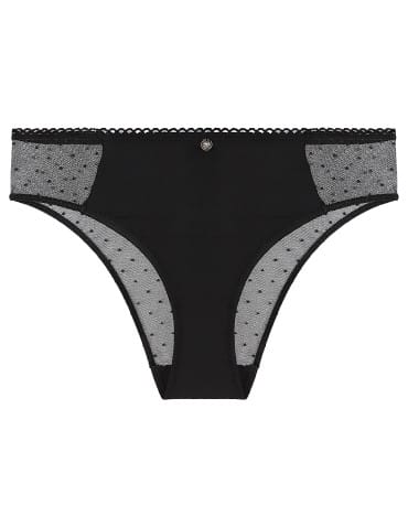 Majtki figi - Majtki damskie figi bikini wysokiej jakości z koronkowym tyłem 2-pak WIELOKOLOROWY - produkt 4