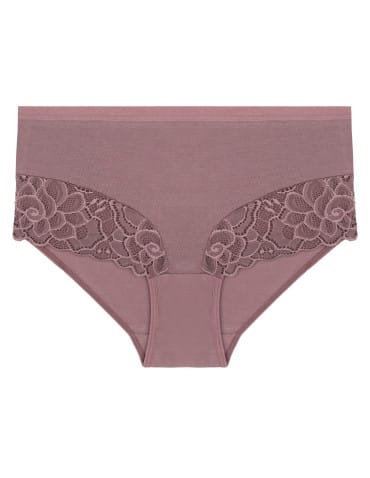 Majtki figi - Majtki damskie maxi bikini bawełniane z wysokim stanem i kwiatową koronką 4-pak WIELOKOLOROWY - produkt 6