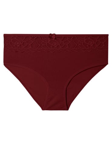 Majtki z wysokim stanem - Majtki damskie MAXI BIKINI bawełniane z elegancką koronką 5-pak WIELOKOLOROWY - produkt 5