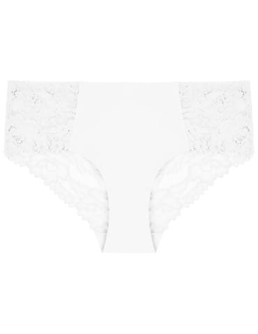 Majtki figi - Majtki damskie bikini laserowo cięte z efektownym koronkowym tyłem 3-pak WIELOKOLOROWY - produkt 5
