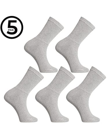 Skarpety męskie frotte 5-pak - JASNY SZARY