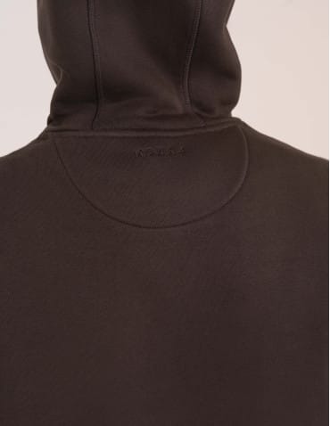 Bluzy dresowe - Ciepła bluza dresowa męska kangurka gruba z kapturem BRĄZOWY - produkt 5