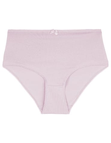 Majtki z wysokim stanem - Figi damskie maxi bikini majtki z wysokim stanem bawełniane 5-pak WIELOKOLOROWY - produkt 4