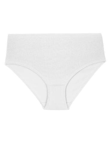Majtki z wysokim stanem - Figi damskie bikini maxi bawełniane w prążek z wysokim stanem 3-pak WIELOKOLOROWY - produkt 5