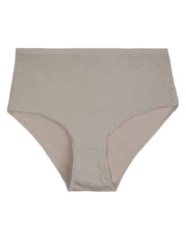 Majtki z wysokim stanem - Figi damskie maxi bikini z wiskozy bambusowej gładkie majtki z wysokim stanem 4-pak WIELOKOLOROWY - produkt 6