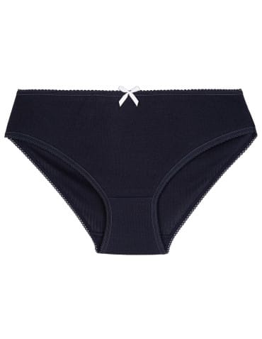 Majtki figi - Wygodne figi damskie bikini bawełniane gładkie i wzorzyste w kwiatki zestaw 6-pak WIELOKOLOROWY - produkt 6