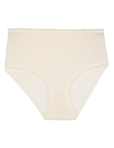 Majtki z wysokim stanem - Figi damskie maxi bikini bawełniane z wysokim stanem pastelowe kolory 6-pak WIELOKOLOROWY - produkt 6