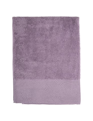Kąpielowe - Ręcznik kąpielowy bawełniany 70x140 chłonny duży z błyszczącą nitką lurex JASNY FIOLET - produkt 3