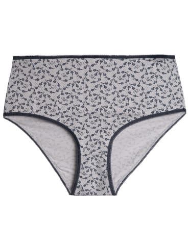 Majtki z wysokim stanem - Majtki damskie maxi bikini z bawełny wysoki stan gładkie i wzorzyste duży zestaw 7-pak WIELOKOLOROWY - produkt 6