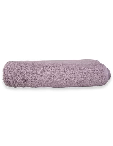 Kąpielowe - Ręcznik łazienkowy bawełniany 50x100 cm miękki i chłonny z żakardową bordiurą lurex JASNY FIOLET - produkt 6