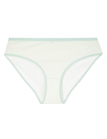 Majtki figi - Figi damskie bawełniane klasyczne majtki typu bikini z kokardką 4-pak WIELOKOLOROWY - produkt 5