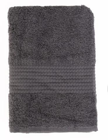 Nowości - Ręcznik łazienkowy bawełniany frotte 50x100 cm miękki i chłonny SZARY - produkt 4