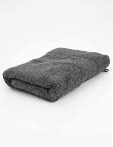 Nowości - Ręcznik łazienkowy bawełniany frotte 50x100 cm miękki i chłonny SZARY - produkt 3