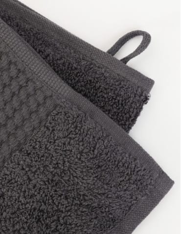 Ręcznik łazienkowy bawełniany frotte 50x100 cm miękki i chłonny - SZARY - produkt 2
