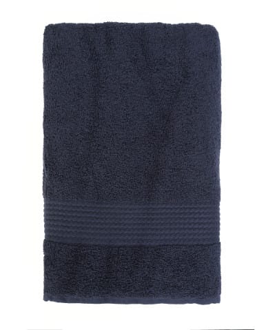 Bawełniany ręcznik kąpielowy 70x140 frotte chłonny i miękki w dotyku - GRANATOWY - produkt 2