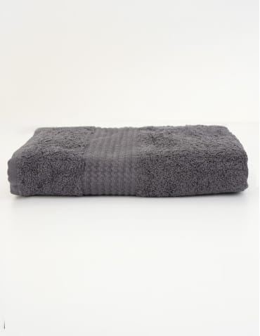 Nowości - Ręcznik łazienkowy bawełniany frotte 50x100 cm miękki i chłonny SZARY - produkt 5