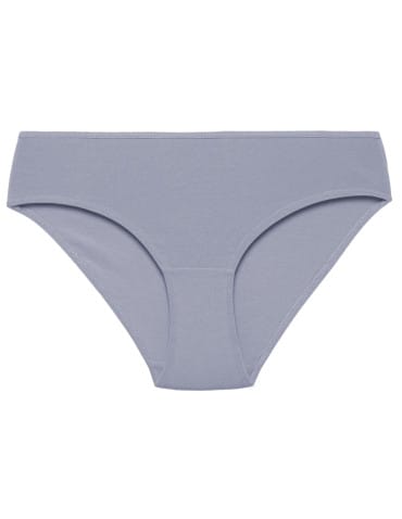 Majtki figi - Wielopak majtek damskich bawełnianych figi bikini gładkie bez wzoru 4-pak WIELOKOLOROWY - produkt 3