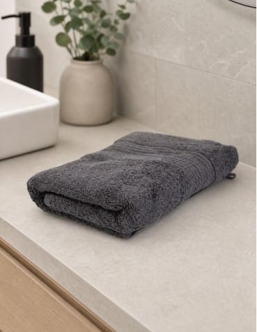 Ręcznik łazienkowy bawełniany frotte 50x100 cm miękki i chłonny - SZARY