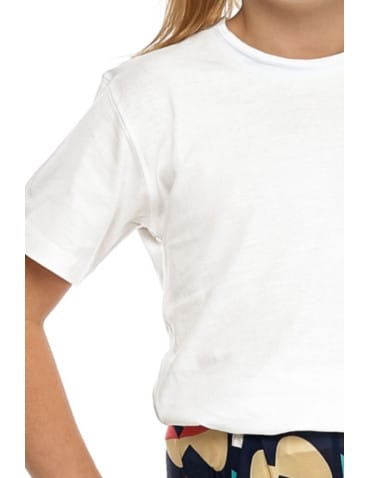 Dziewczynka - T-shirt dziewczęcy bawełniany BIAŁY - produkt 2