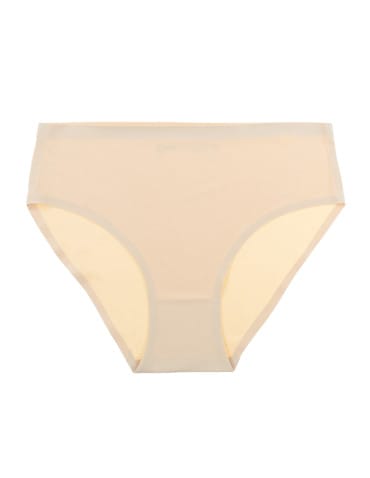 Majtki figi - Majtki damskie figi bikini laserowo cięte BEŻOWY - produkt 5