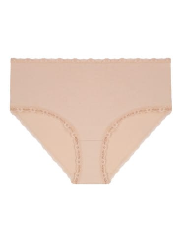 Majtki figi - Majtki damskie figi z wysokim stanem Plus Size 3-pak WZÓR - produkt 2
