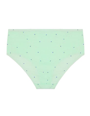 Bawełniane majtki figi klasyczne plus size 4-pak - WIELOKOLOROWY - produkt 2