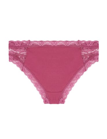 Majtki figi - Majtki figi bikini damskie bawełniane z koronką 6-pak WIELOKOLOROWY - produkt 3