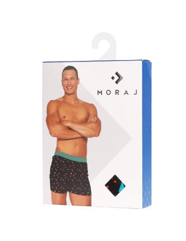 Męskie bokserki luźne bawełniane Plus Size - WIELOKOLOROWY  - produkt 2