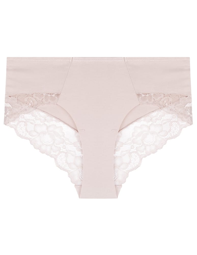 Majtki figi - Damskie majtki figi bikini bawełniane z koronką 6-pak WIELOKOLOROWY - produkt moraj.pl 2
